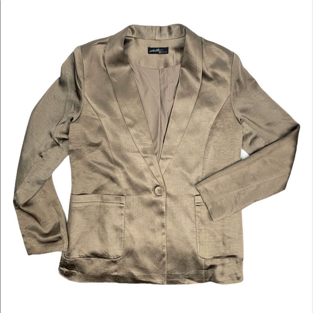 On‎ Twelfth Silky Blazer Taupe